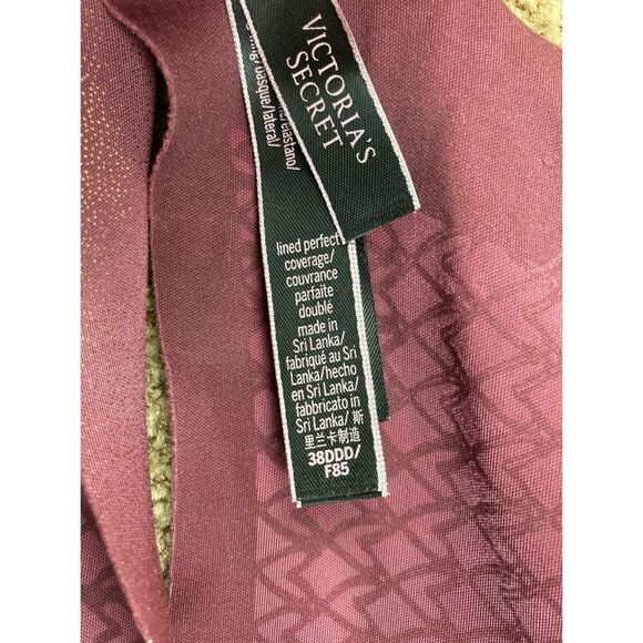 Victoria’s Secret rose/gold sparkle lined perfect coverage bra - Picture 4 of 4